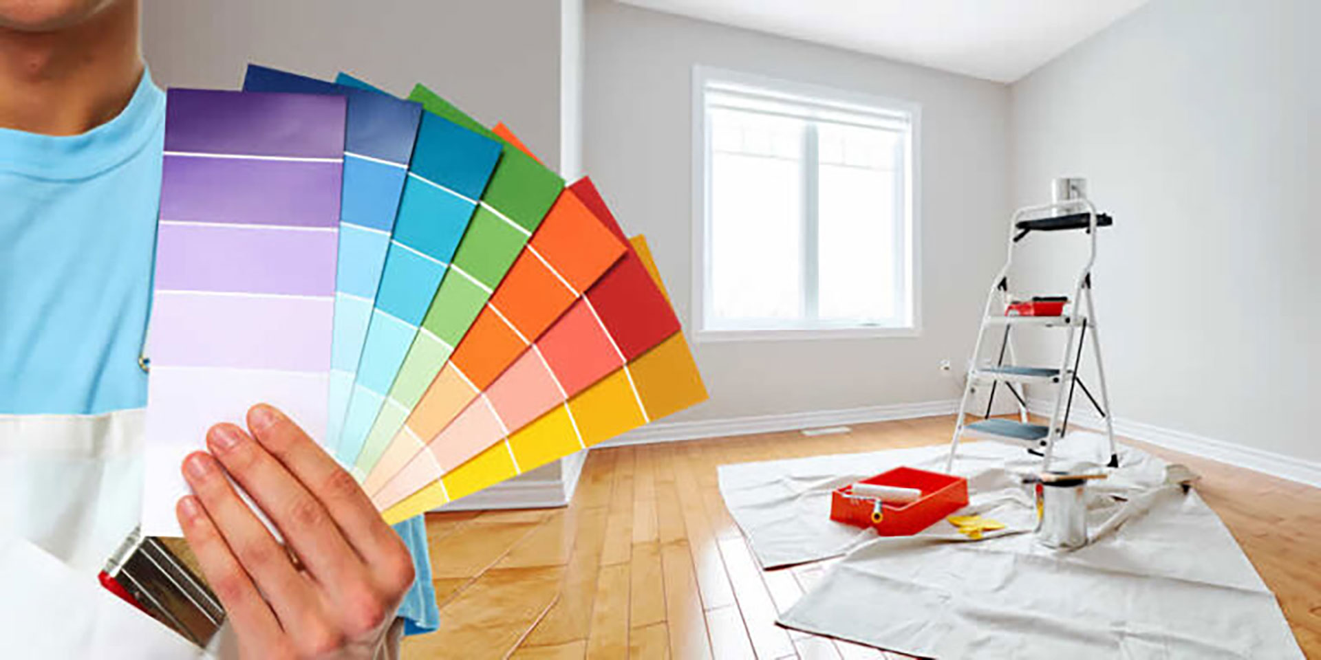 Decorating paint swatches
