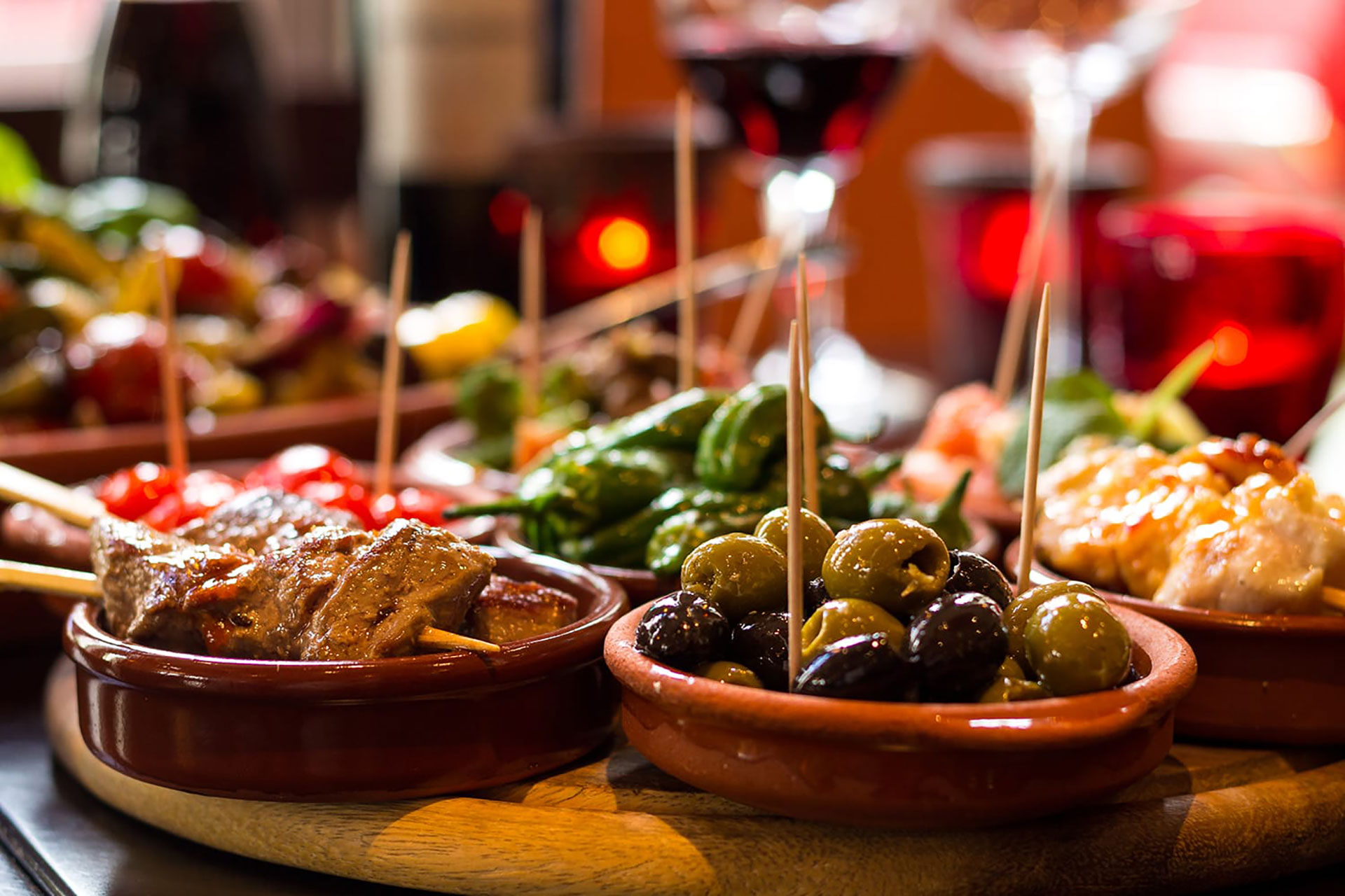 Tapas bar food in Seville