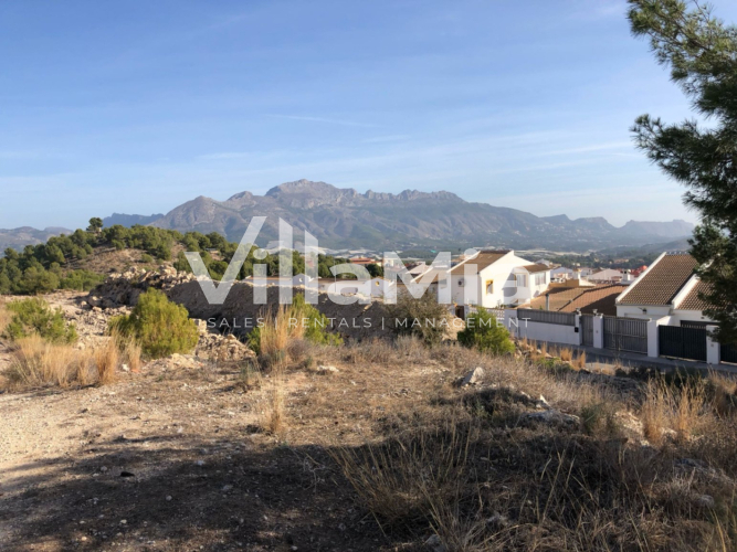 Plot in La Nucía for sale VPH02019